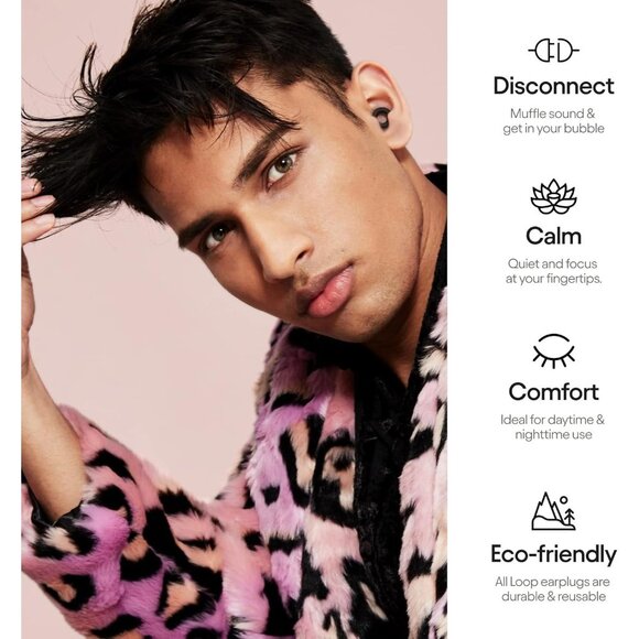 Loop QUIET Earplugs BLACK -14dB - Picture 3 of 5